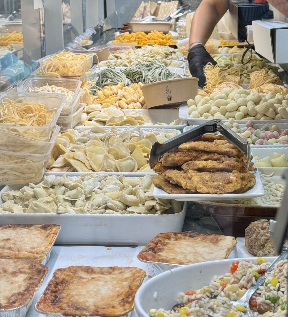 Monaco market pasta