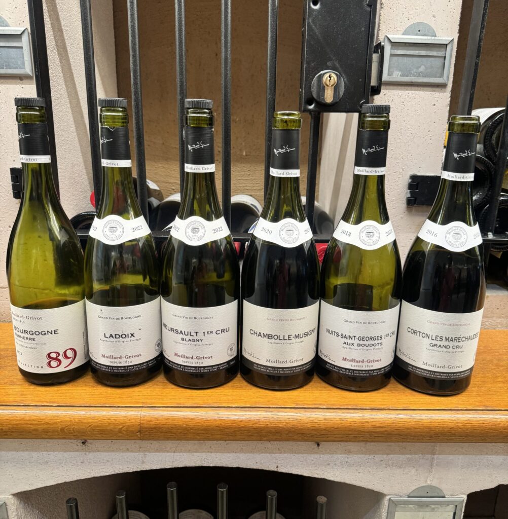 Moillard tasting