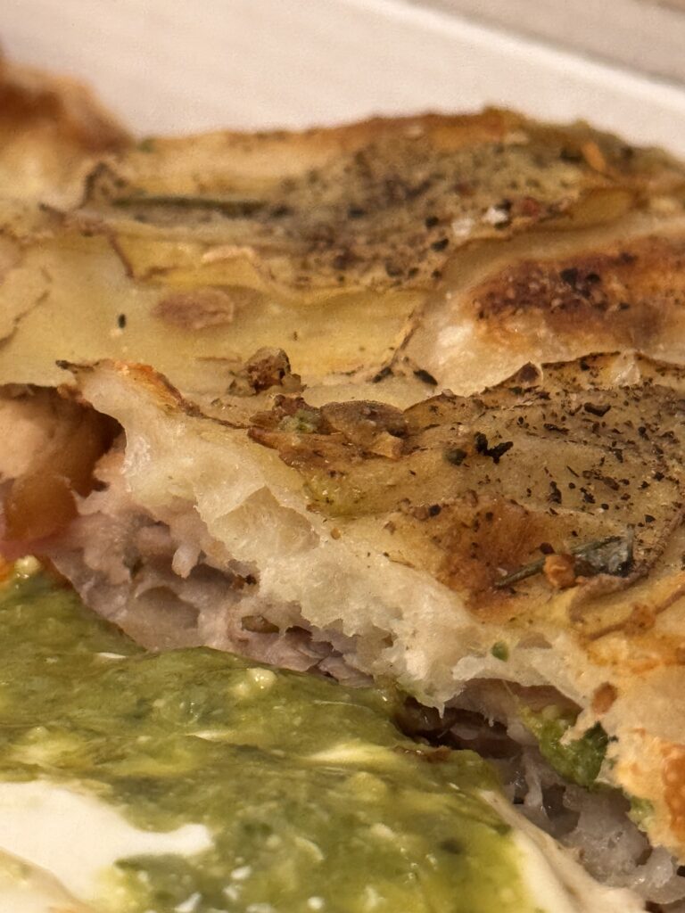 Porchetta pizza