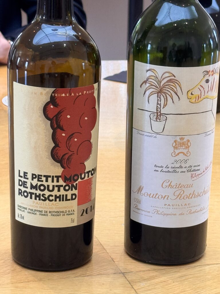 Mouton two tastings