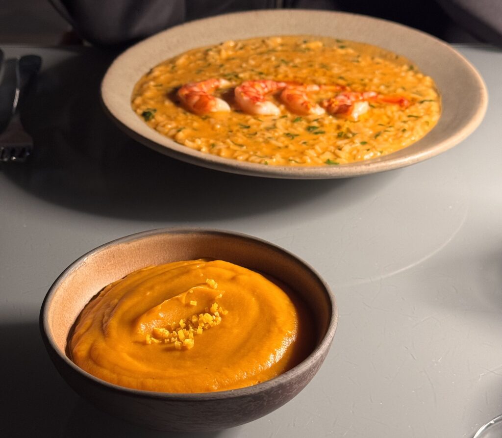Shrimp risotto