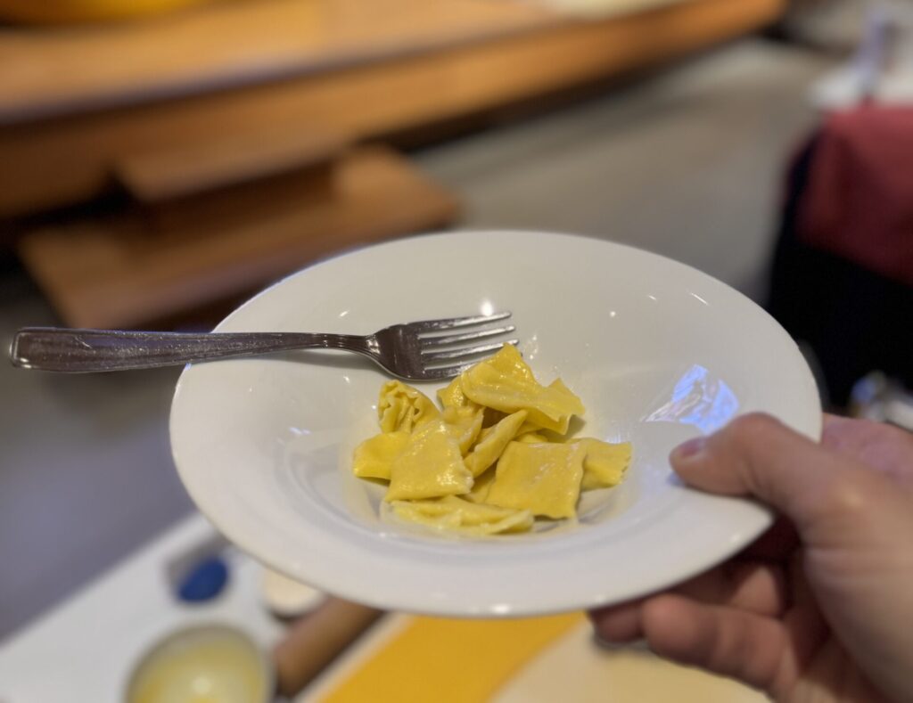 Fresh made pasta